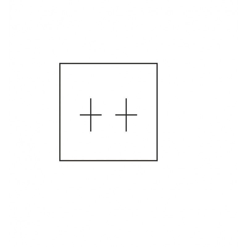 Alaska ICE pendientes 50x50x23 mm.